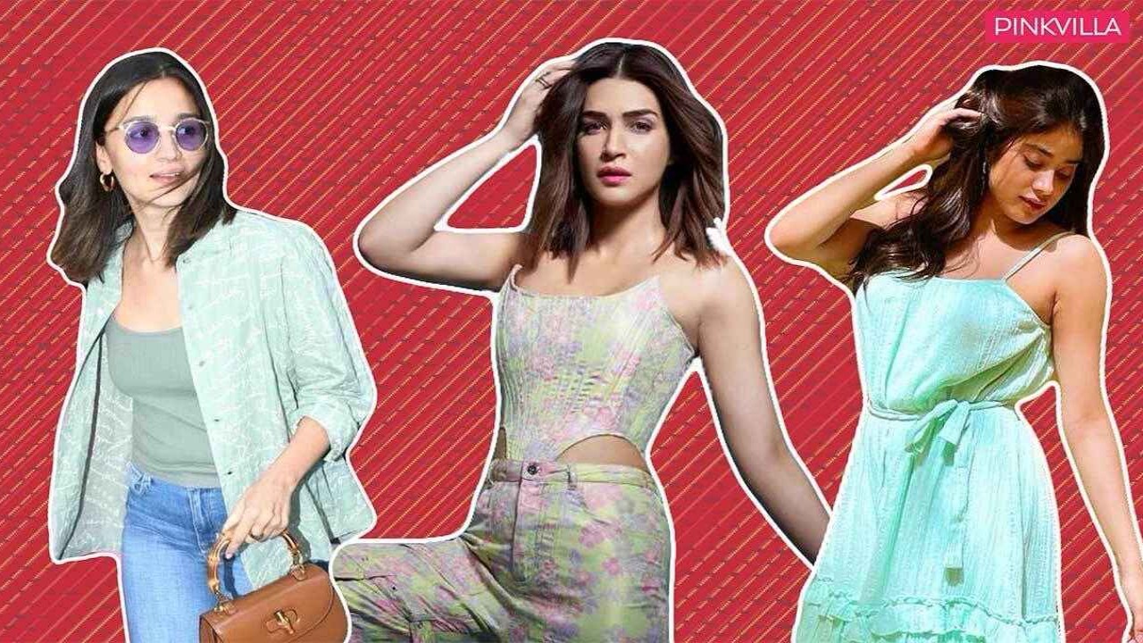 Color of the week; Pastel green: All about the show-stopping hue (PC: Celebrities Instagram, Viral Bhayani) alia bhatt, deepika padukone, kiara advani, kriti sanon, katrina kaif, Malaika Arora, style, fashion