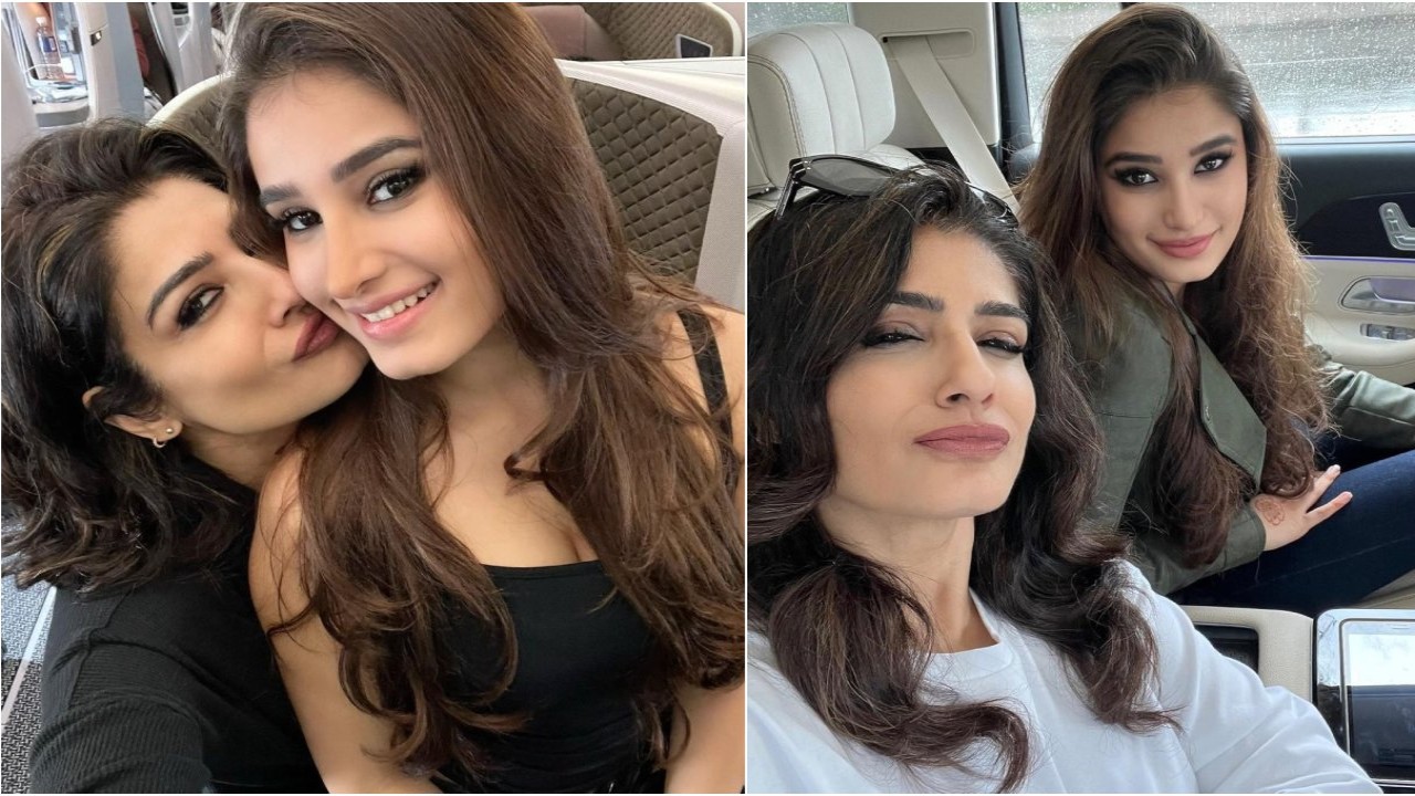 Raveena Tandon reveals daughter Rasha wears her 90s clothes; lectures before a movie release
