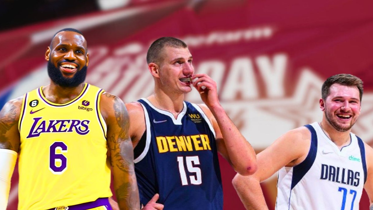 Watch: LeBron James gets Nikola Jokic and Luka Doncic to laugh in viral clip from 2024 NBA All-Star Game