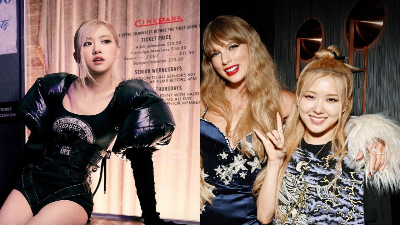  BLACKPINK's Rosé, Taylor Swift (Image Credits- YG Entertainment, Getty Images)