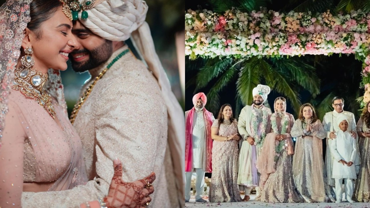 Rakul Preet Singh shares PICS from 'fairytale' wedding; Actress' customised kalire featuring her initial have our attention