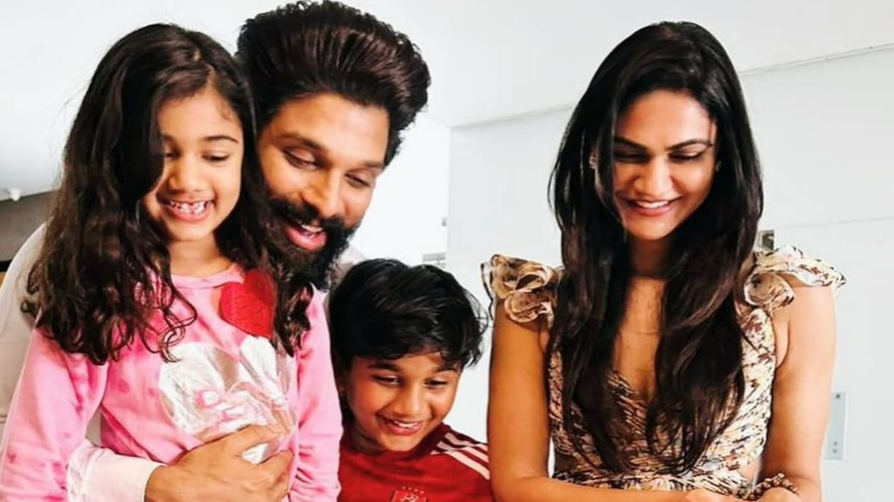 'Forever valentines': Allu Arjun's picture-perfect Valentine's Day celebration with wife Sneha Reddy and kids Here's how Pushpa star Allu Arjun celebrated Valentine's Day