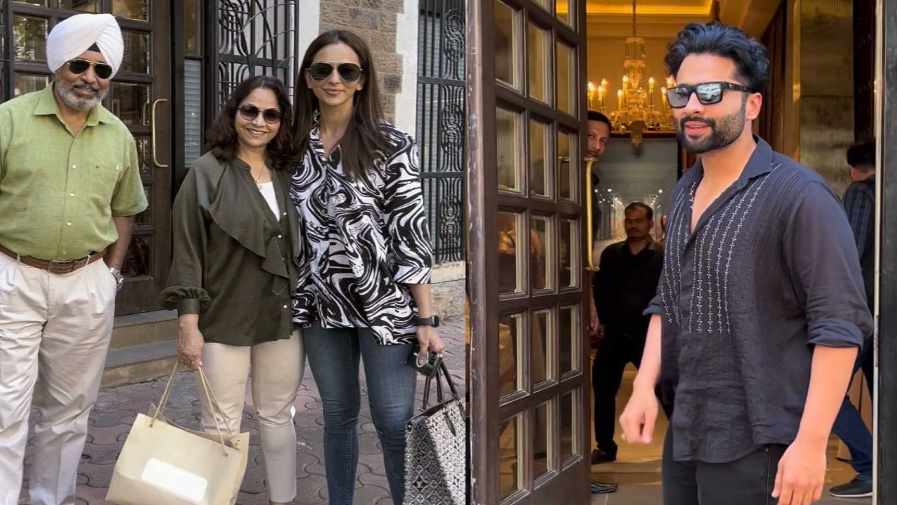 WATCH: Rakul Preet Singh-Jackky Bhagnani to don Tarun Tahiliani's outfits for wedding? Couple spotted outside store