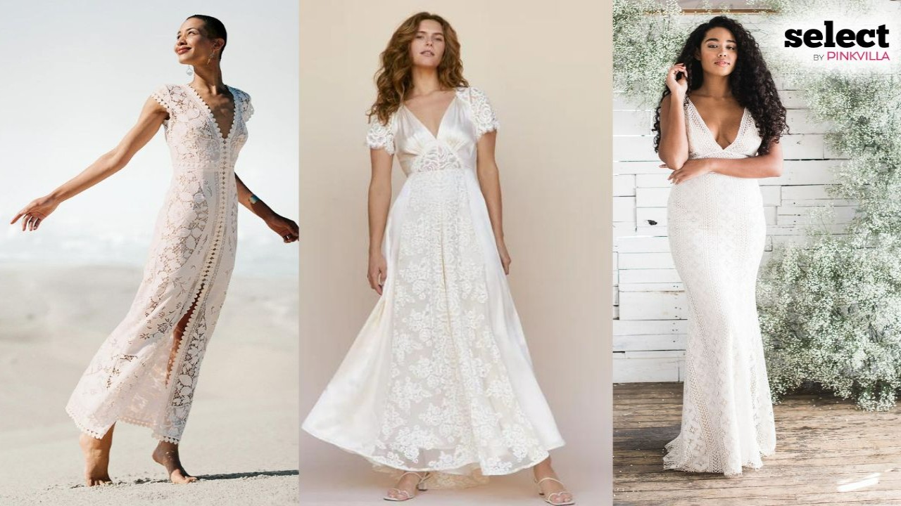 15 Best Beach Wedding Dresses for Ceremonies on the Shore | PINKVILLA