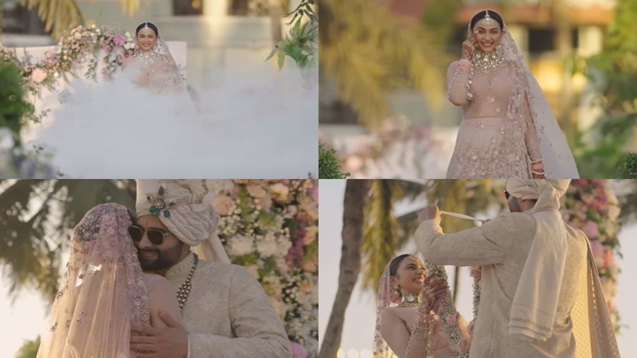 WATCH: Rakul Preet Singh is a happy dancing bride heading towards Jackky Bhagnani in wedding video; couple releases song Bin Tere
