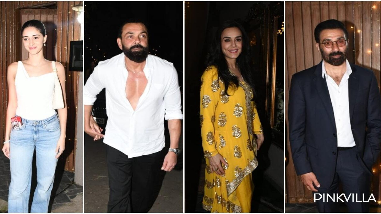 Bobby Deol twins with son Aryaman Deol; Sunny Deol, Preity Zinta, Ananya  Panday arrive at starry party | PINKVILLA