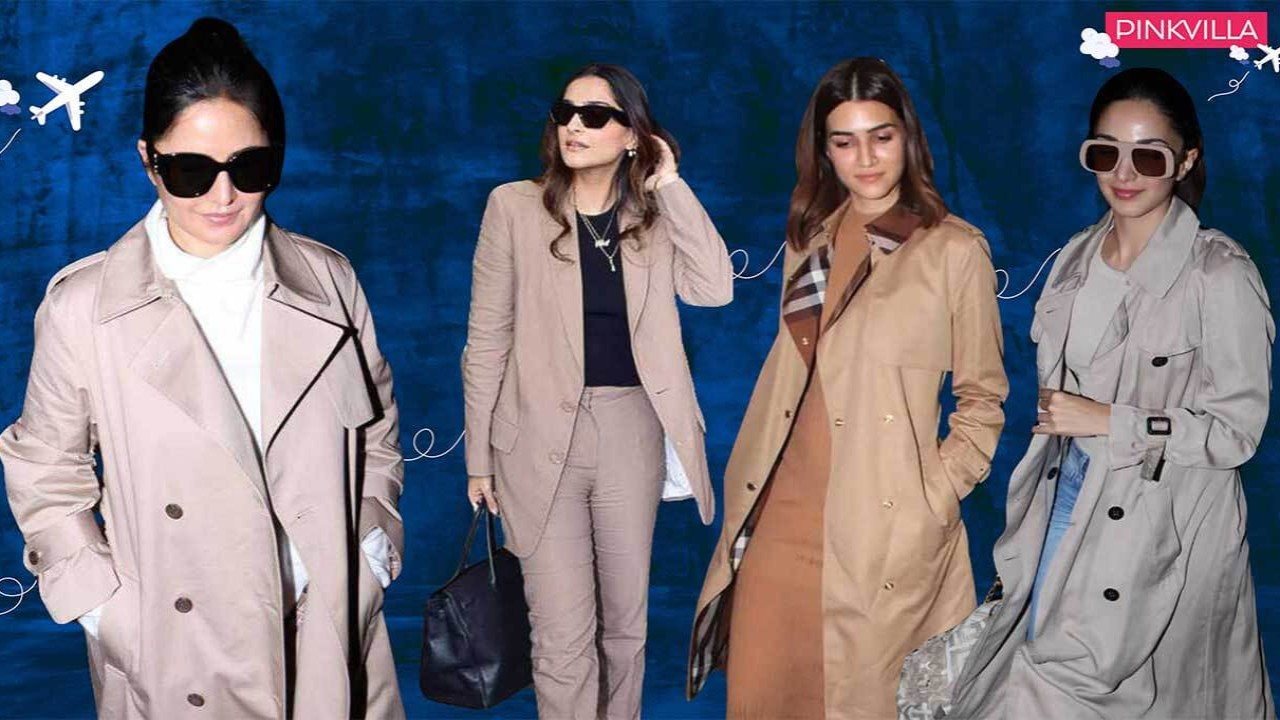 How are Katrina Kaif, Kriti Sanon, and many more divas making statements with earthy hues at the airport?