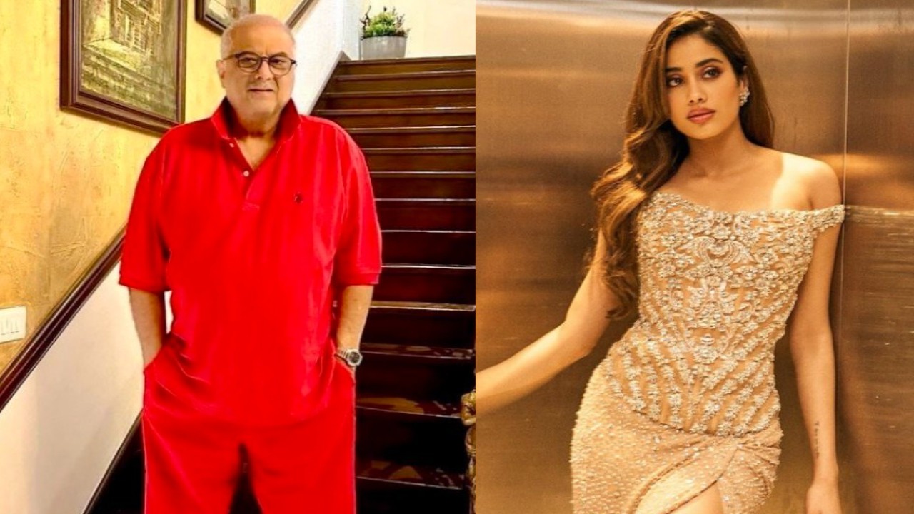 Maidaan: Janhvi Kapoor writes touching letter praising father and producer Boney Kapoor's passion for cinema