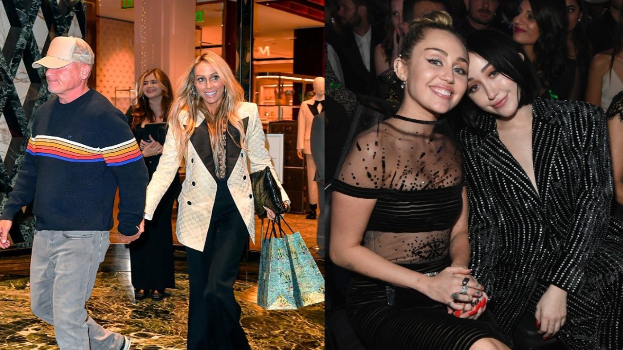 Miley Cyrus Reacts To Drama Between Mom Tish And Sister Noah Over Dominic Purcell