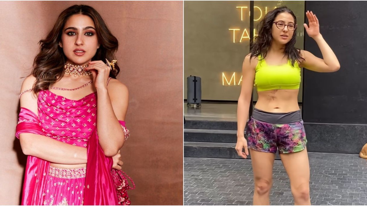 WATCH: Sara Ali Khan works out like a pro despite burn injury; gets papped in the city