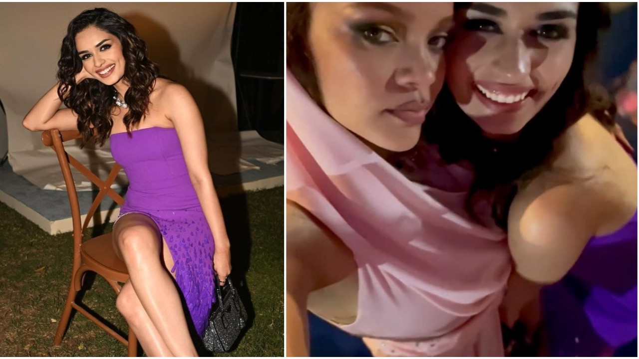 WATCH: Manushi Chhillar grooves with 'awesome' Rihanna; drops PICS from Anant-Radhika’s pre-wedding gala