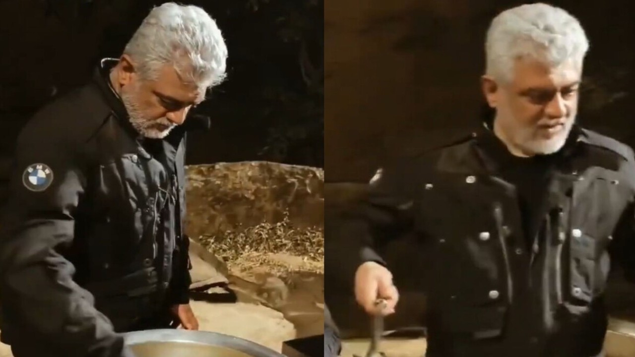 VIDEO: Ajith cooks mouth-watering biryani for his biker friends