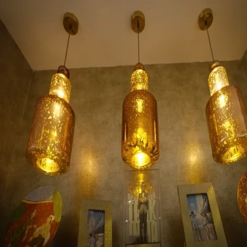 Golden lamps