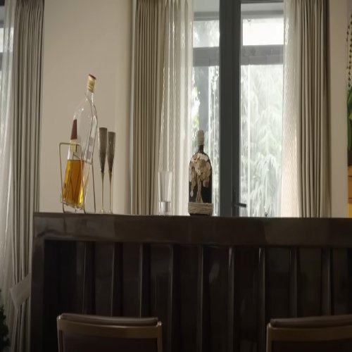 Bar in the living room