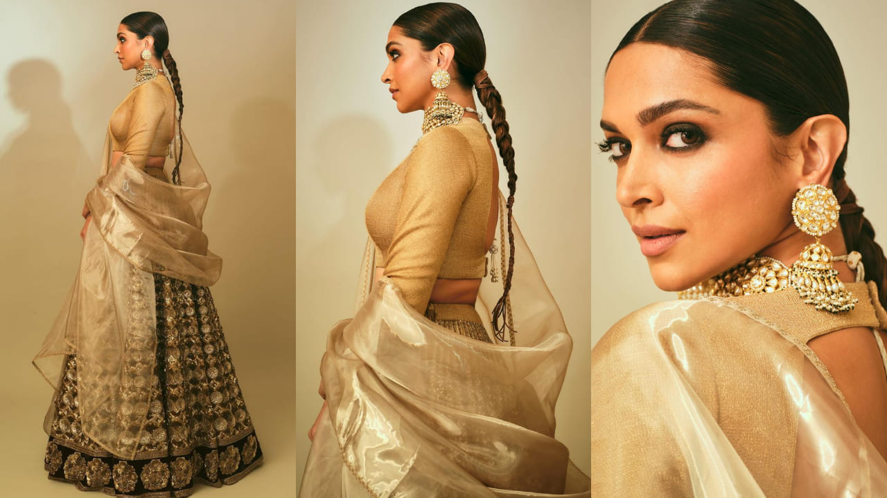 Deepika Padukone in Sabyasachi 