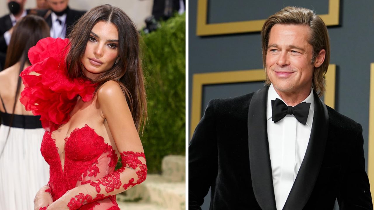 Emily Ratajkowski and Brad Pitt (IMDb)