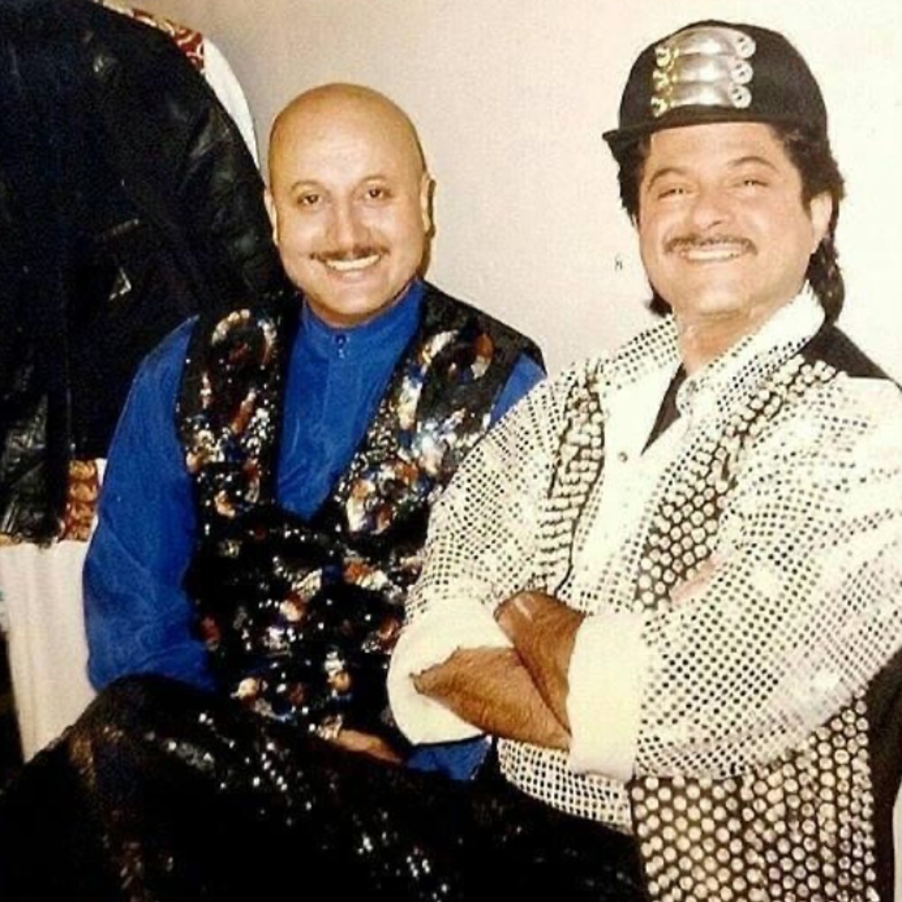 PICS: Anil Kapoor pens touching note for Anupam Kher on birthday; wishes him success for his comeback as director