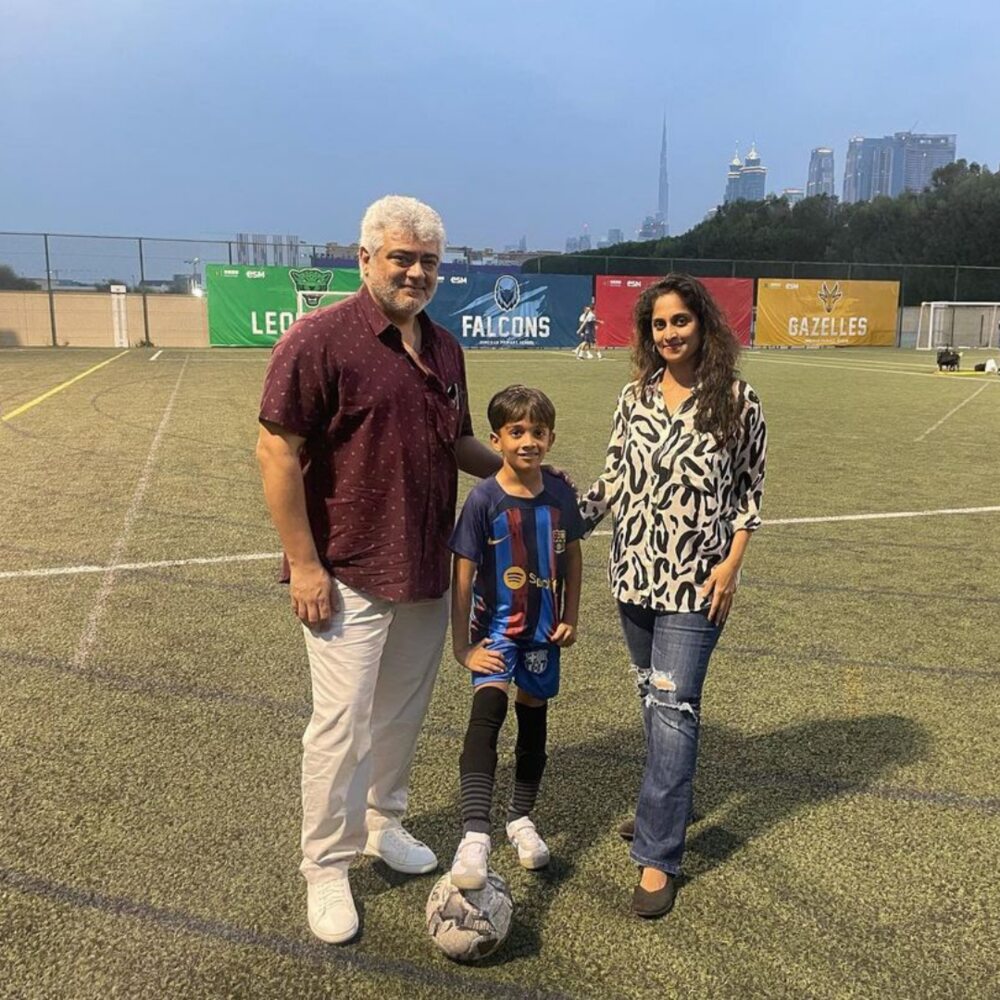 VIDEO: Ajith Kumar seen with wife Shalini at son’s school post minor medical treatment