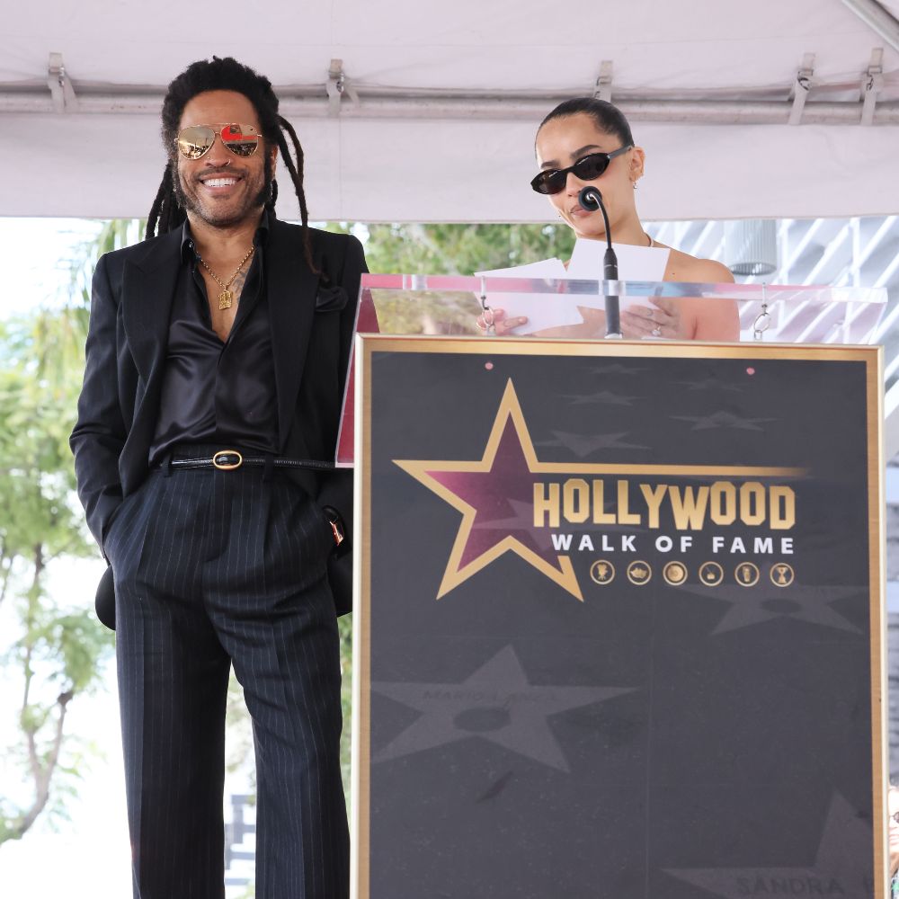 Zoë Kravitz Playfully Roasts Dad Lenny Kravitz's See-Through Shirts At His Walk Of Fame Ceremony Zoë Kravitz Playfully Roasts Dad Lenny Kravitz's See-Through Shirts At His Walk Of Fame Ceremony