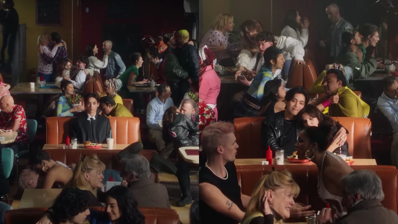 BTS' V in a time loop; BIGHIT MUSIC BTS' V in a time loop; BIGHIT MUSIC