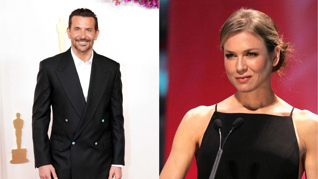 Renée Zellweger and Bradley Cooper