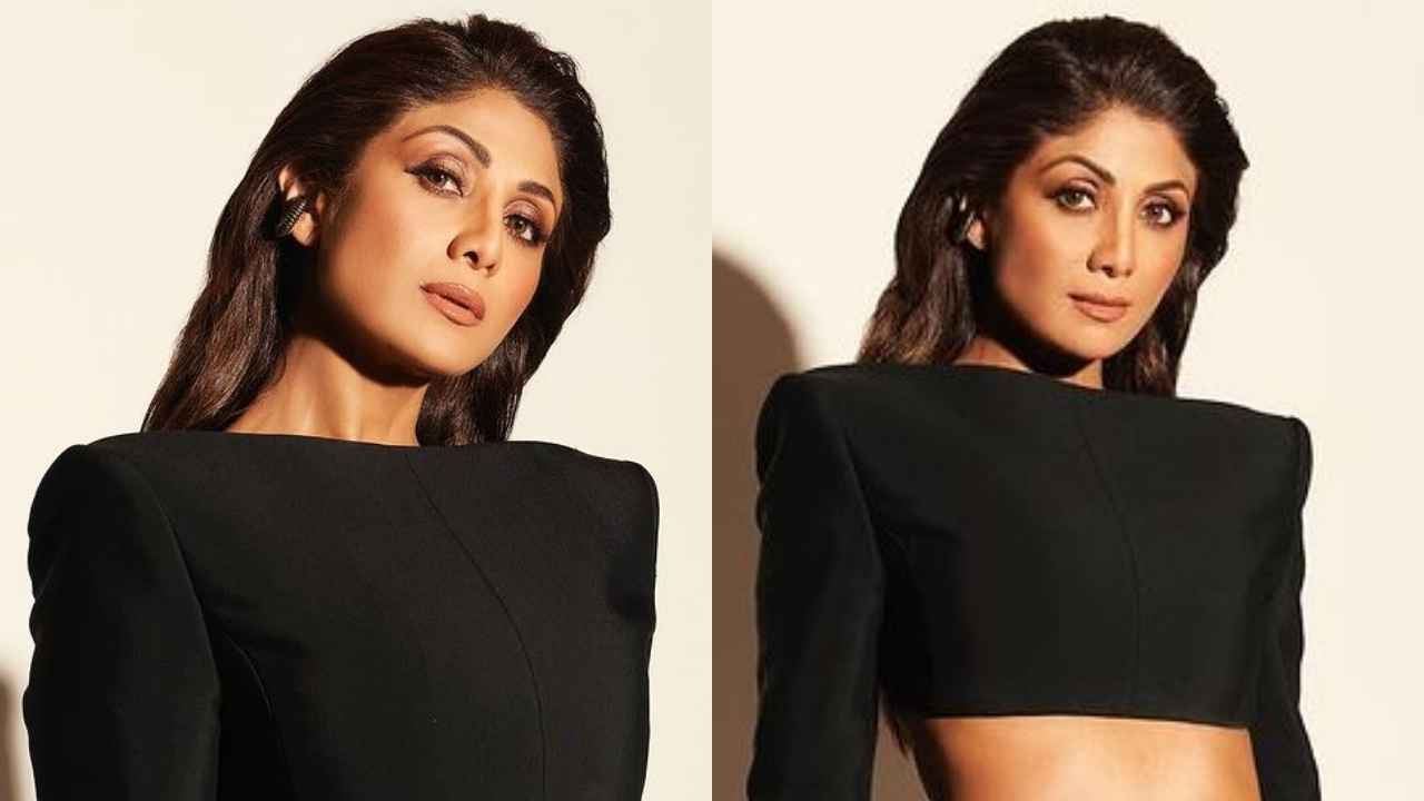 Pinkvilla Screen and Style Icons Awards 2024: Shilpa Shetty SLAYS in black archival Mugler co-ord set (PC: Shilpa Shetty Instagram)
