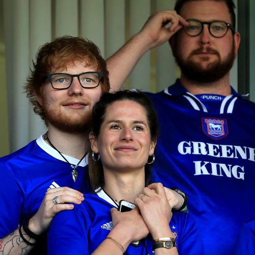 Ed Sheeran with his wife Cherry Sheeran (Getty)