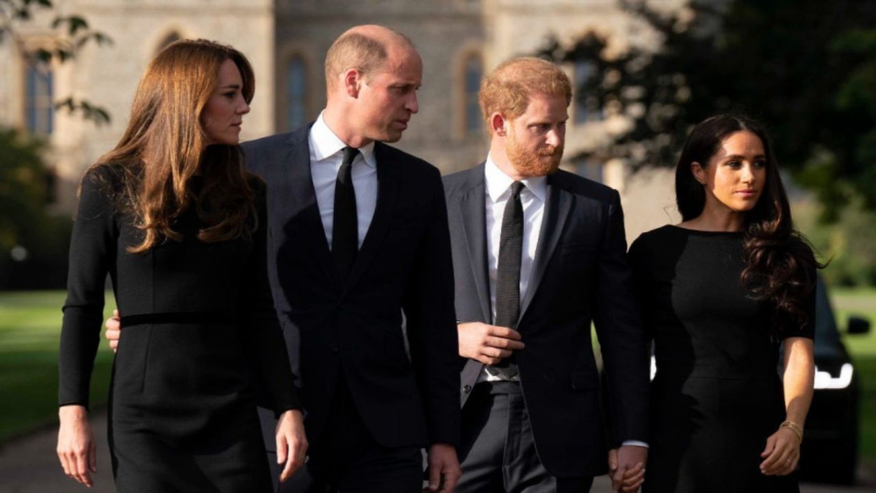 Prince and Princess of Wales with the Duke and Duchess of Sussex (Getty Images)