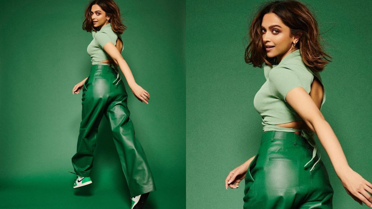 deepika in monochrome look