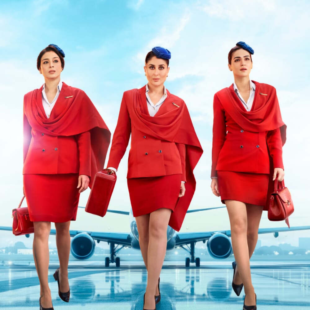 Crew Review: Kareena Kapoor, Kriti Sanon and Tabu are fun and glamorous in this basic and generic comedy-drama Crew Review: Kareena Kapoor, Kriti Sanon and Tabu are fun and glamorous in this basic and generic comedy-drama