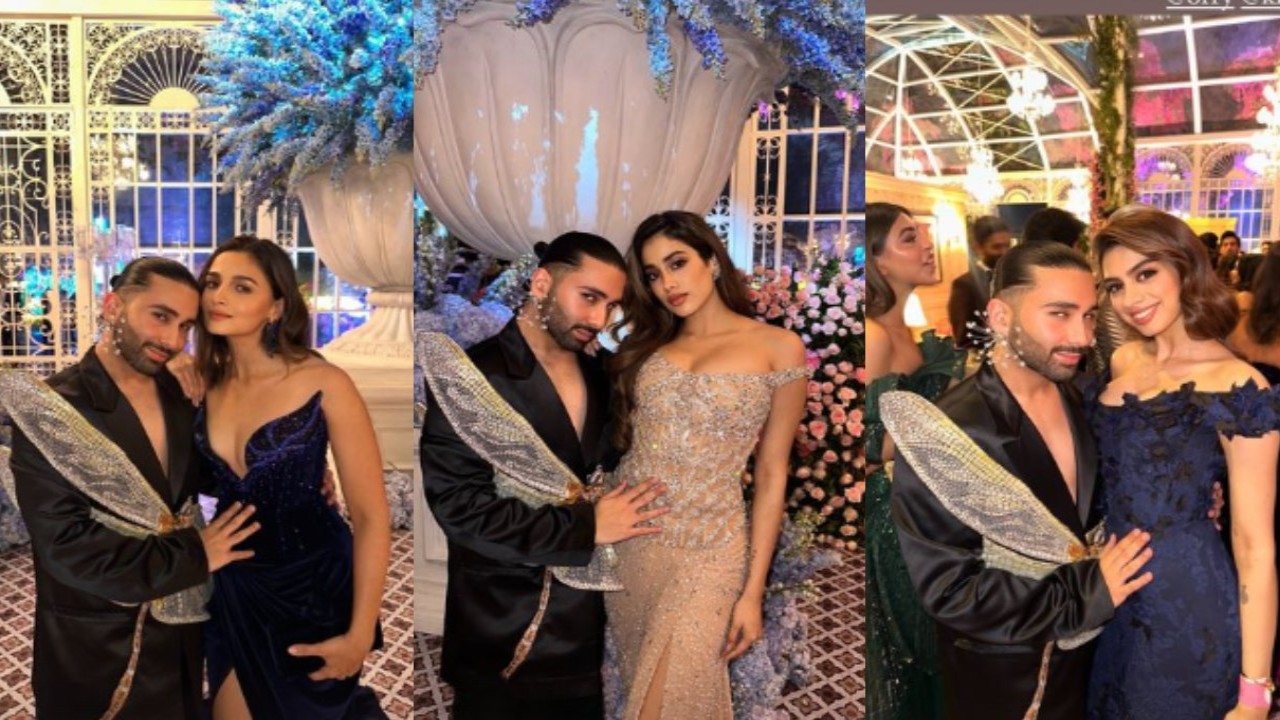 Orry drops UNSEEN PICS with Alia Bhatt, Janhvi Kapoor and more stars from Anant-Radhika's pre-wedding fest