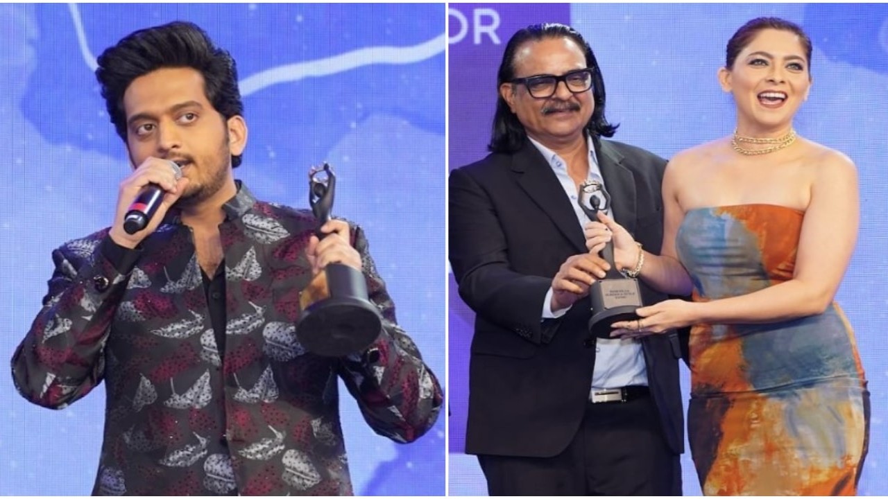 Pinkvilla Screen & Style Icons Awards: Amey Wagh, Sonalee Kulkarni get awarded with Best Marathi Actor trophy