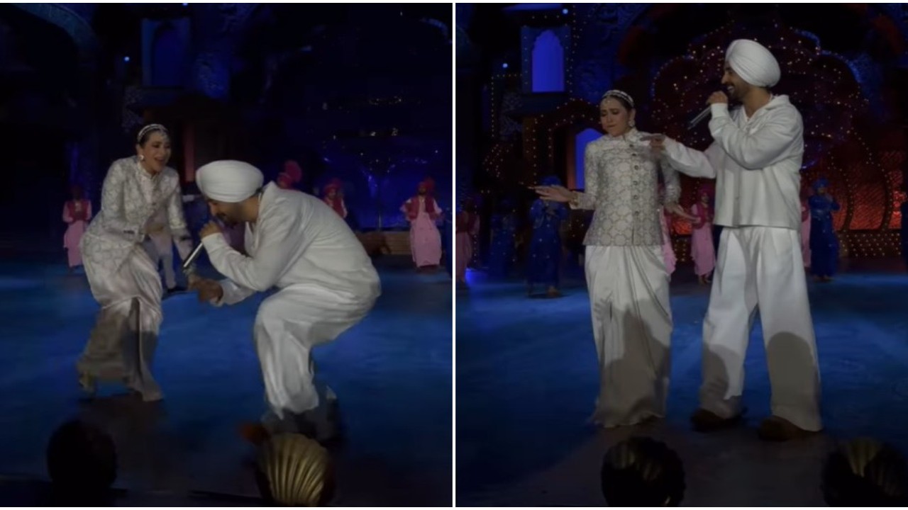 WATCH: Diljit Dosanjh ‘felt like Govinda’ dancing with Karisma Kapoor at Anant-Radhika’s sangeet in Jamnagar