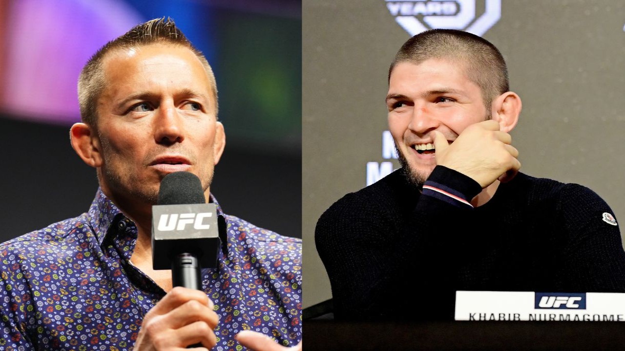 'GSP All Day': Khabib Nurmagomedov RESPONDS to Georges St-Pierre's CLAIMS of Beating Him in Hypothetical Fight
