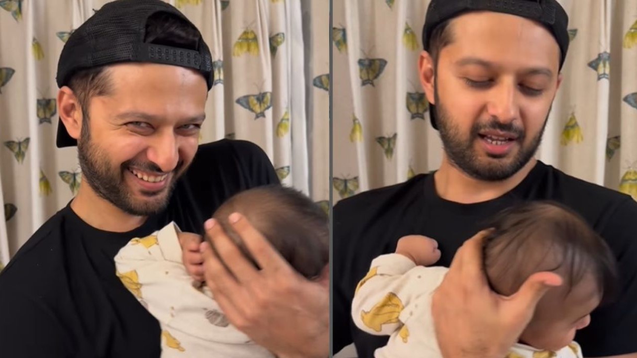WATCH: Vatsal Sheth enjoys quality time with son Vaayu as he tries to sing Bengali lullaby to his little kid