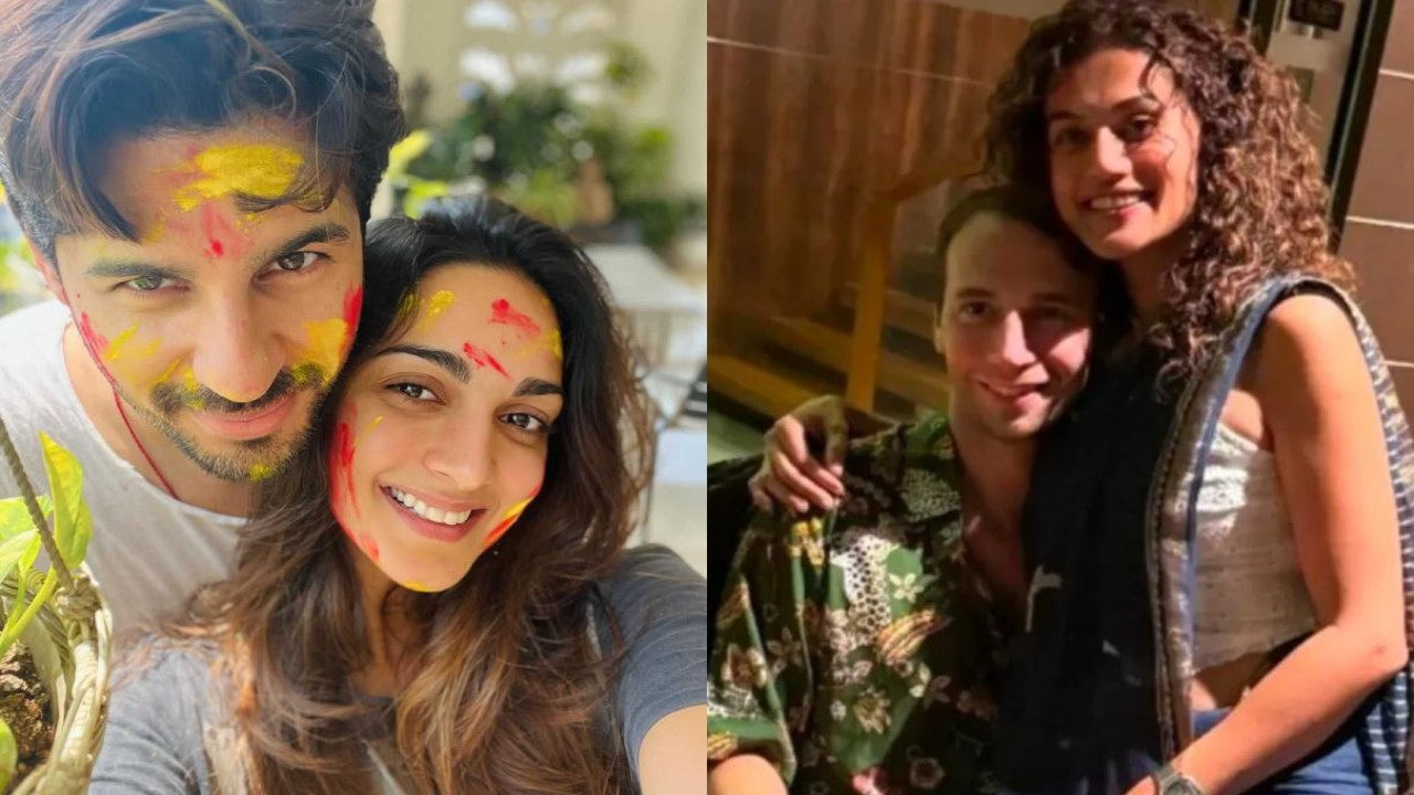 Bollywood Newswrap, March 25: Bollywood stars celebrate Holi;  Taapsee Pannu and Mathias Boe reportedly got married