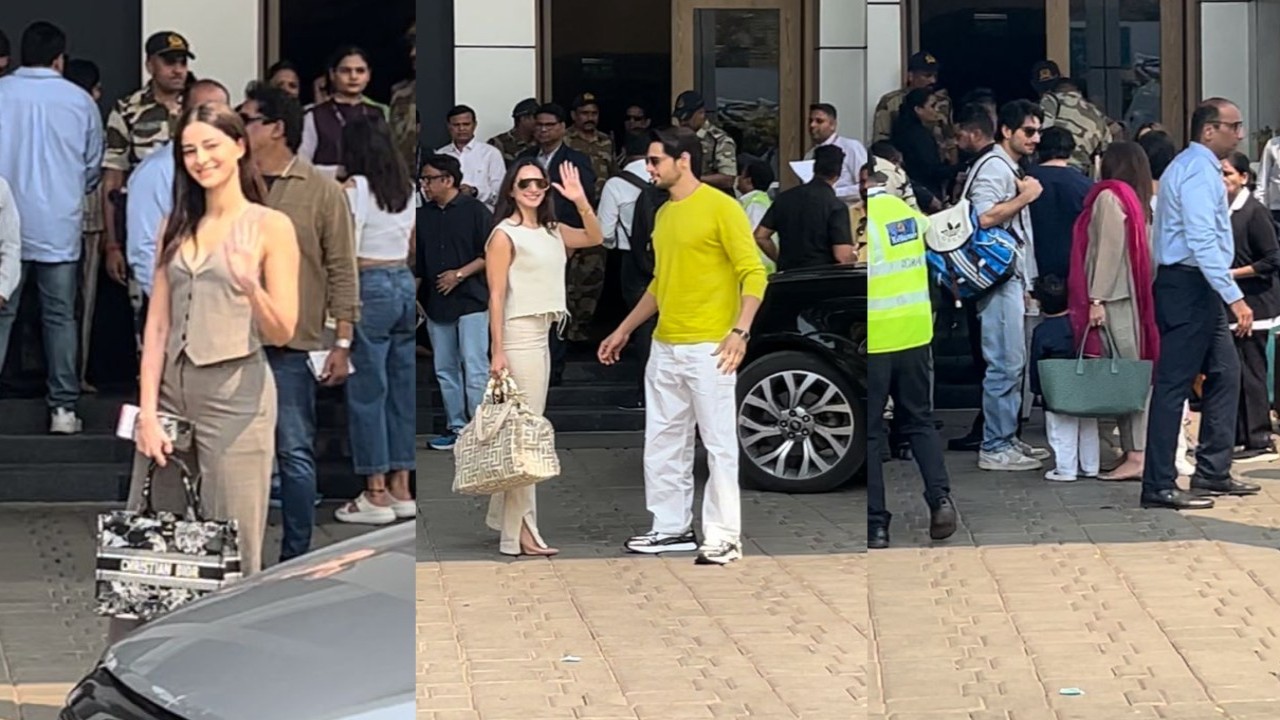 WATCH: Sidharth Malhotra-Kiara Advani, Saif Ali Khan-Kareena Kapoor, Ananya-Aditya Roy Kapur and more leave for Jamnagar