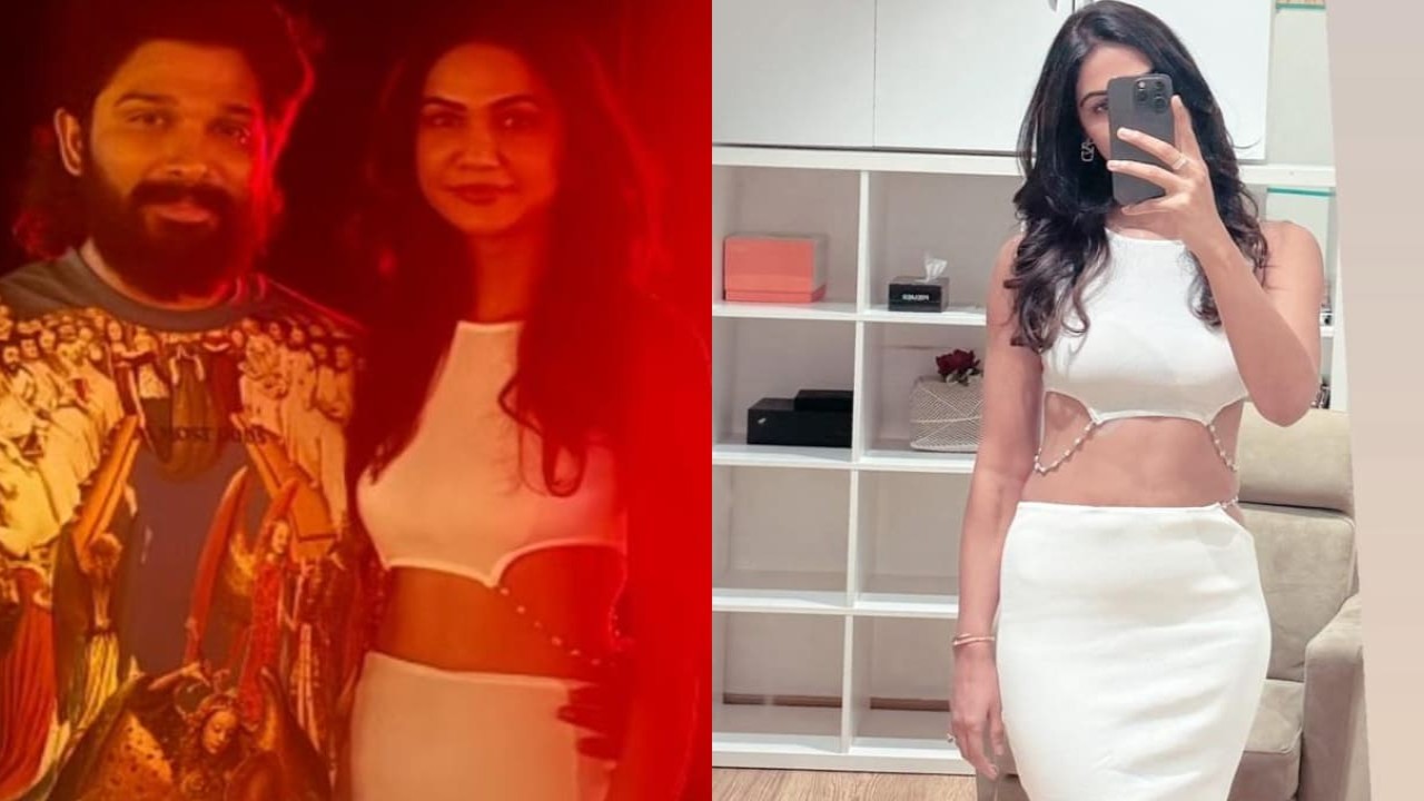 Allu Ajun’s wife Sneha Reddy is bringing the heat in white co-ord and we can’t handle the sizzle