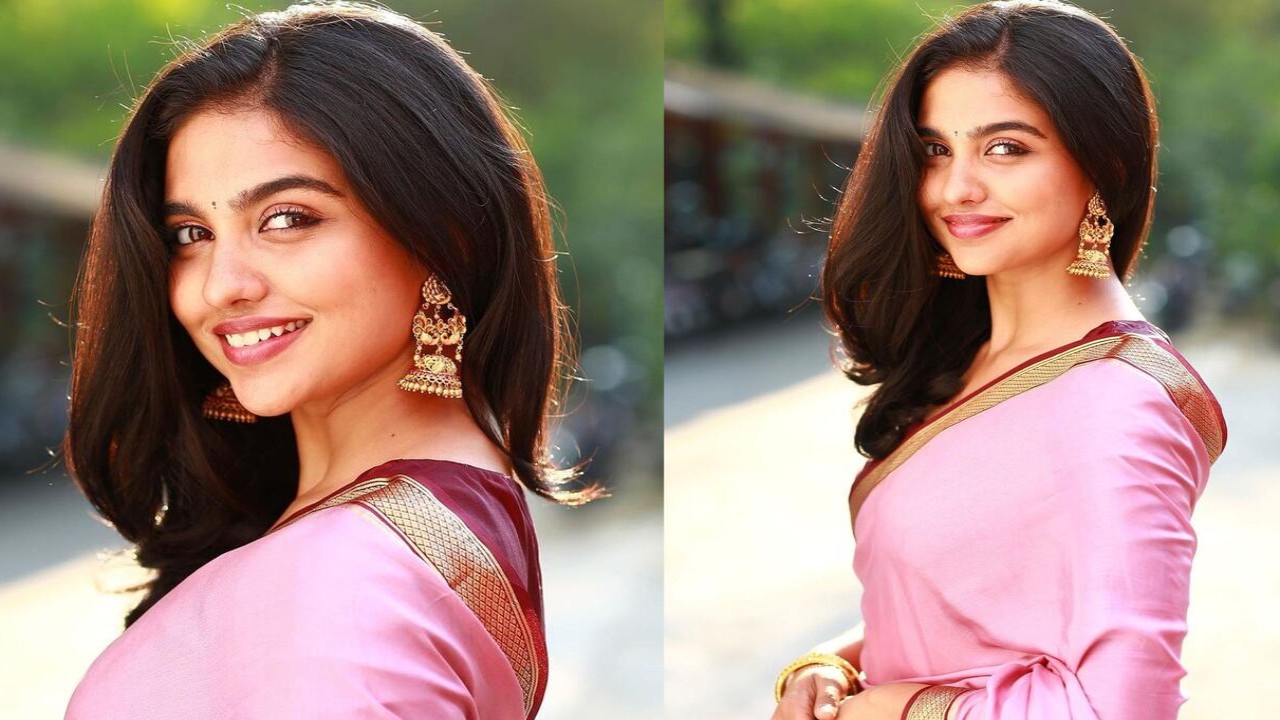 Mamitha Baiju is making all of us go ‘Prema-lu’ with her look in pink saree