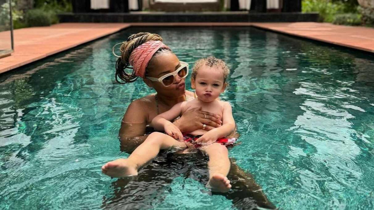 Rapper Eve Shares Adorable Pics With 2-Year-Old Son Wilde Wolf From Marrakech Vacation; See Here