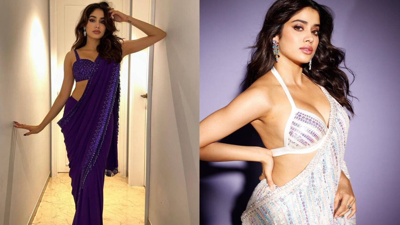 Janhvi Kapoor adds sparkle on different occasions with these 5 sarees; take inspiration for your party looks