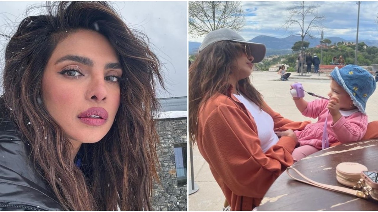 PICS: Priyanka Chopra spends quality time with daughter Malti Marie on Heads of State sets