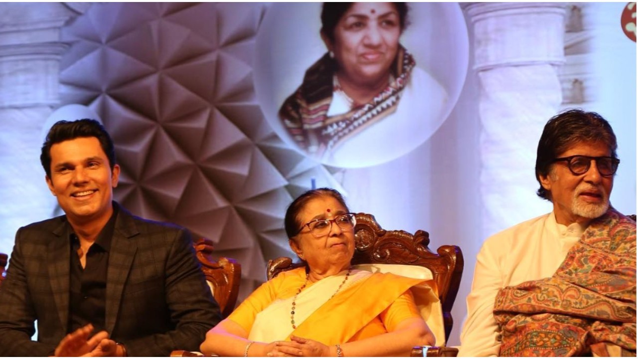 PICS: Randeep Hooda expresses gratitude as he receives Lata Deenanath Mangeshkar Award; 'It's an honor'