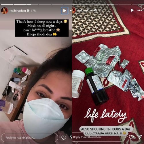 Hina Khan's Instagram Story