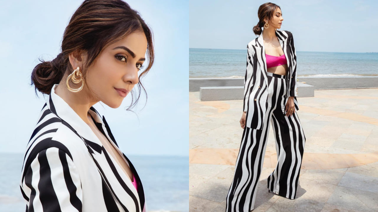 Rakul Preet Singh in wide leg pants  ( PC: Shivangi Kulkarni )