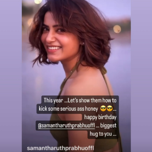 Nandini Reddy wishes Samantha