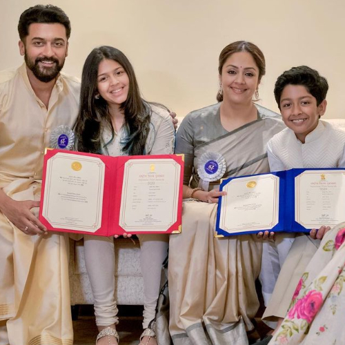 Suriya and Jyothika’s happy family (PC: Jyothika Instagram)