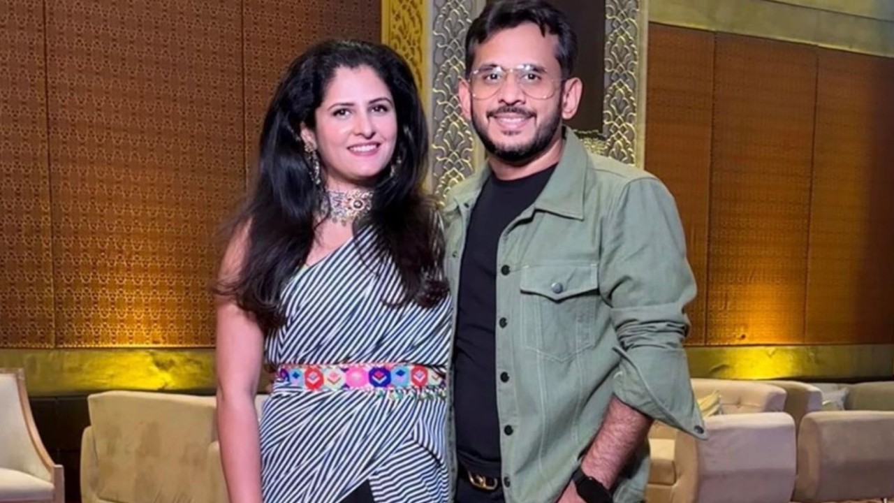 Aman Gupta with his wife Piya Gupta (PC: Piya Gupta Instagram) Aman Gupta with his wife Piya Gupta