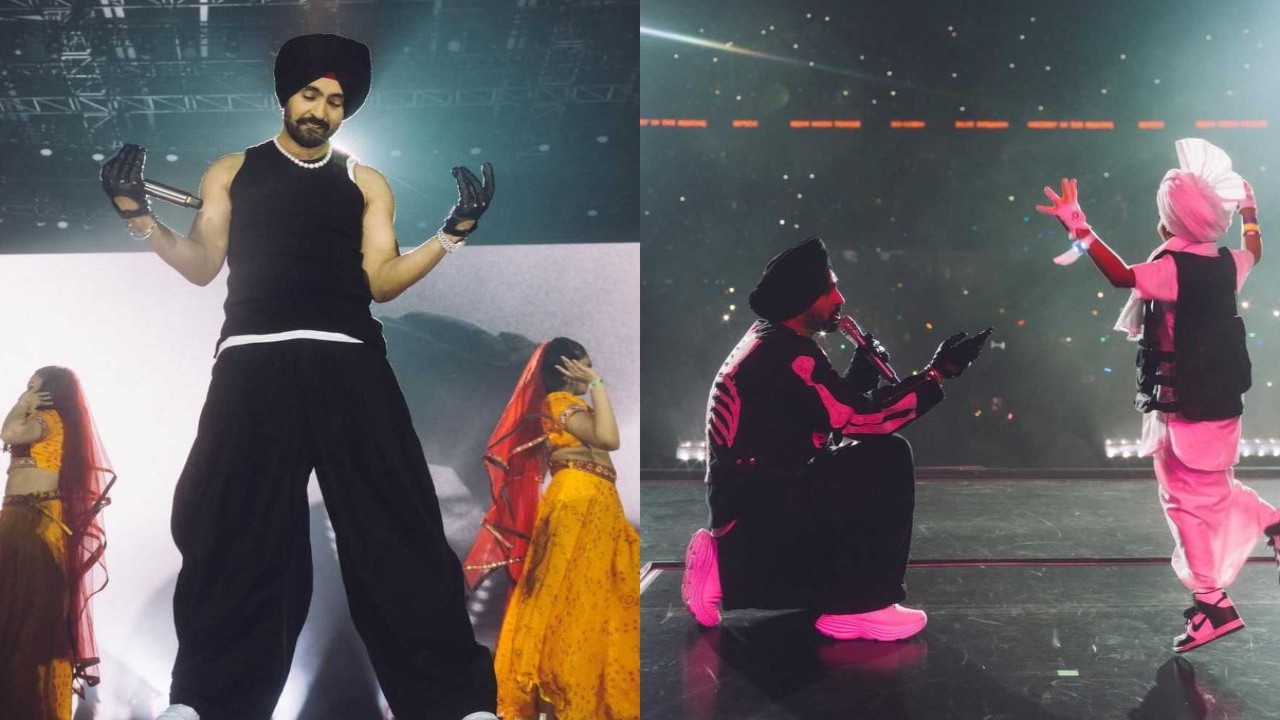 Diljit Dosanjh channels his inner Chamkila at sold-out Vancouver stadium; Neha Dhupia, Rhea Kapoor and others react