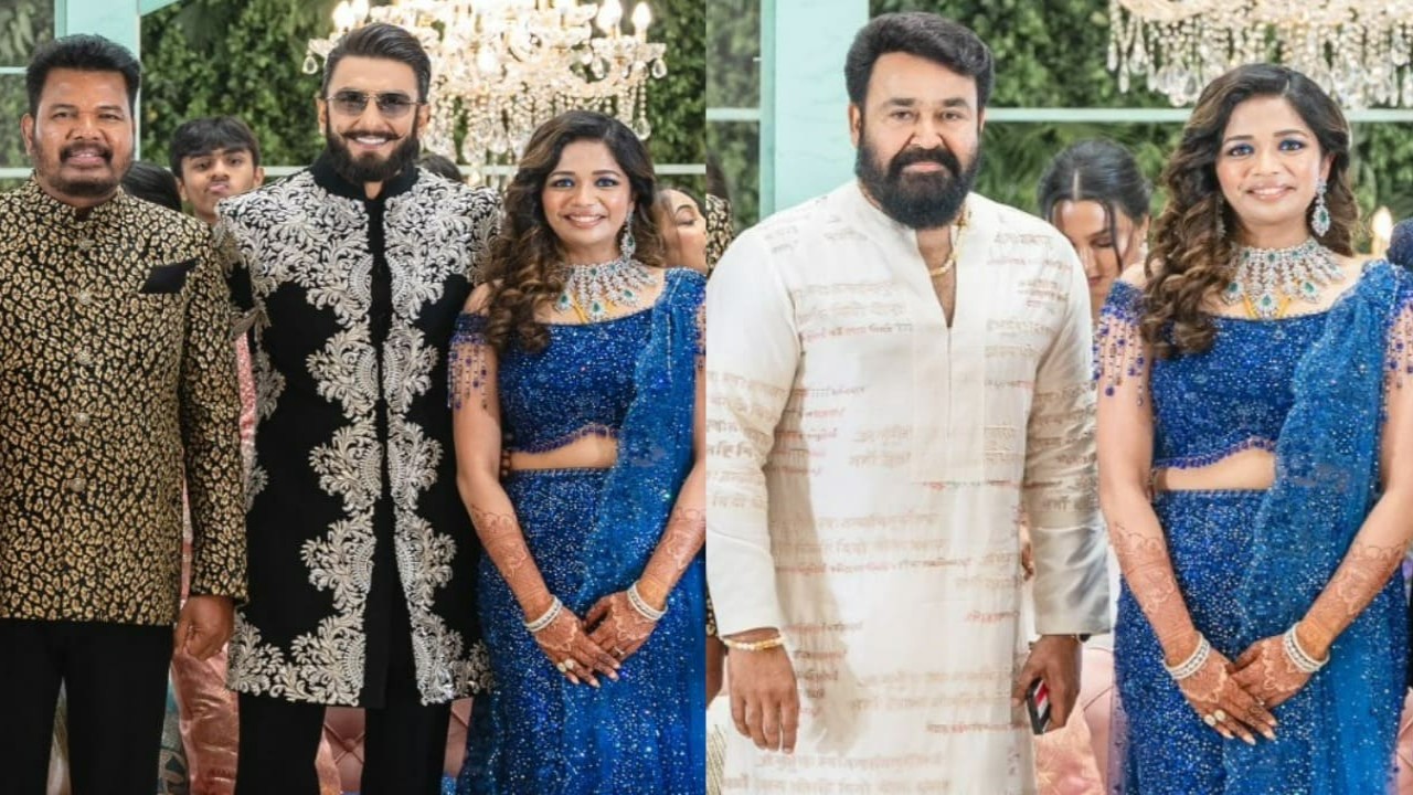 Sivakarthikeyan, Ranveer Singh, Mohanlal, AR Rahman attend Shankar's daughter Aishwarya's reception; see PICS